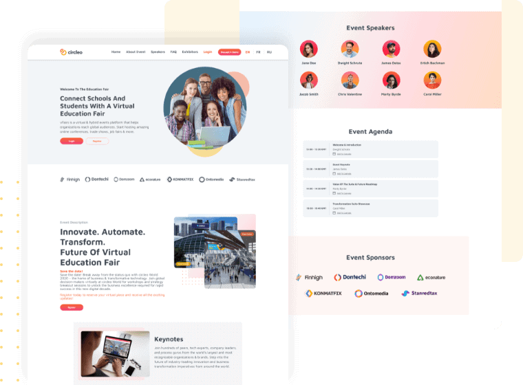 landing page