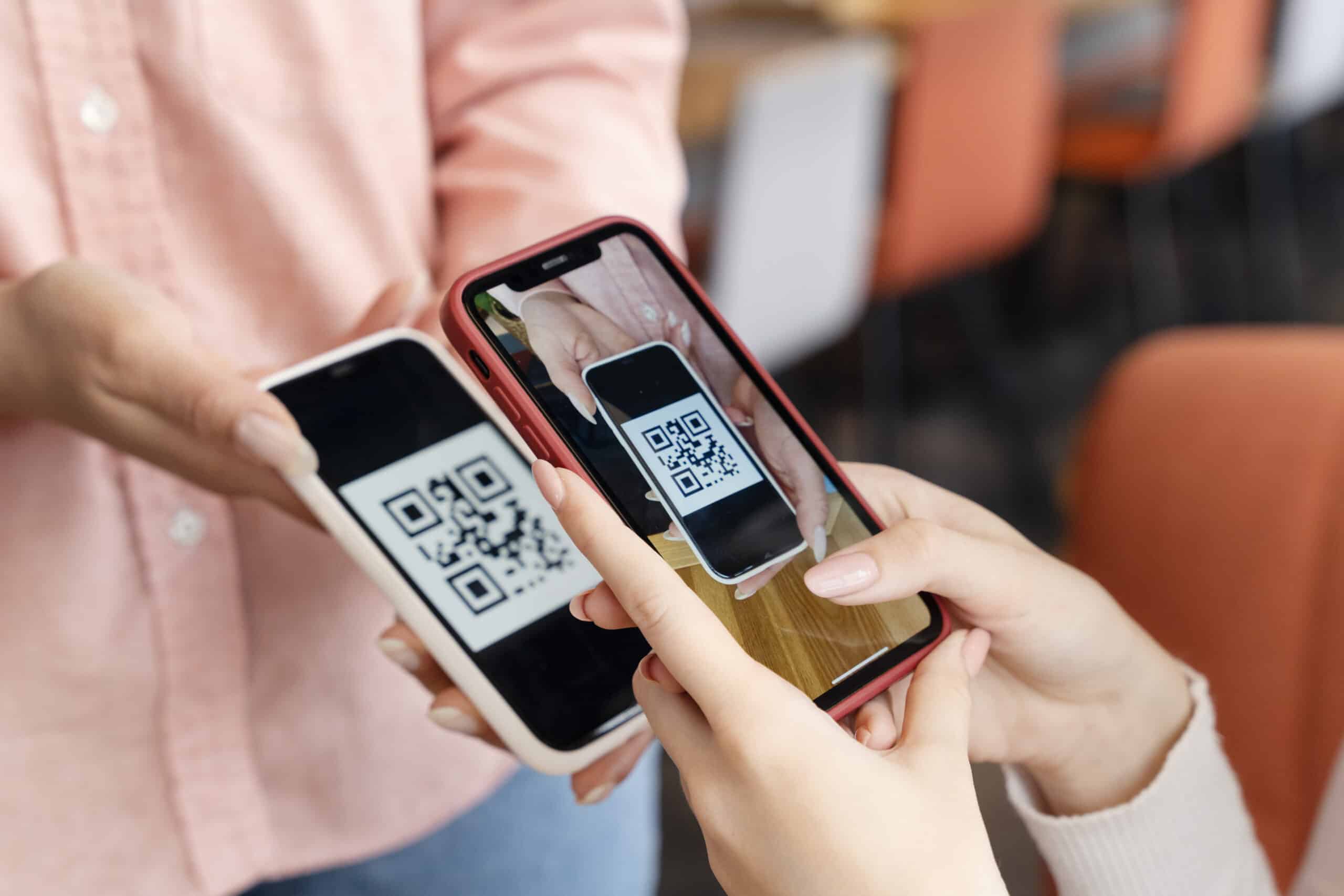 QR code scanning at in-person event